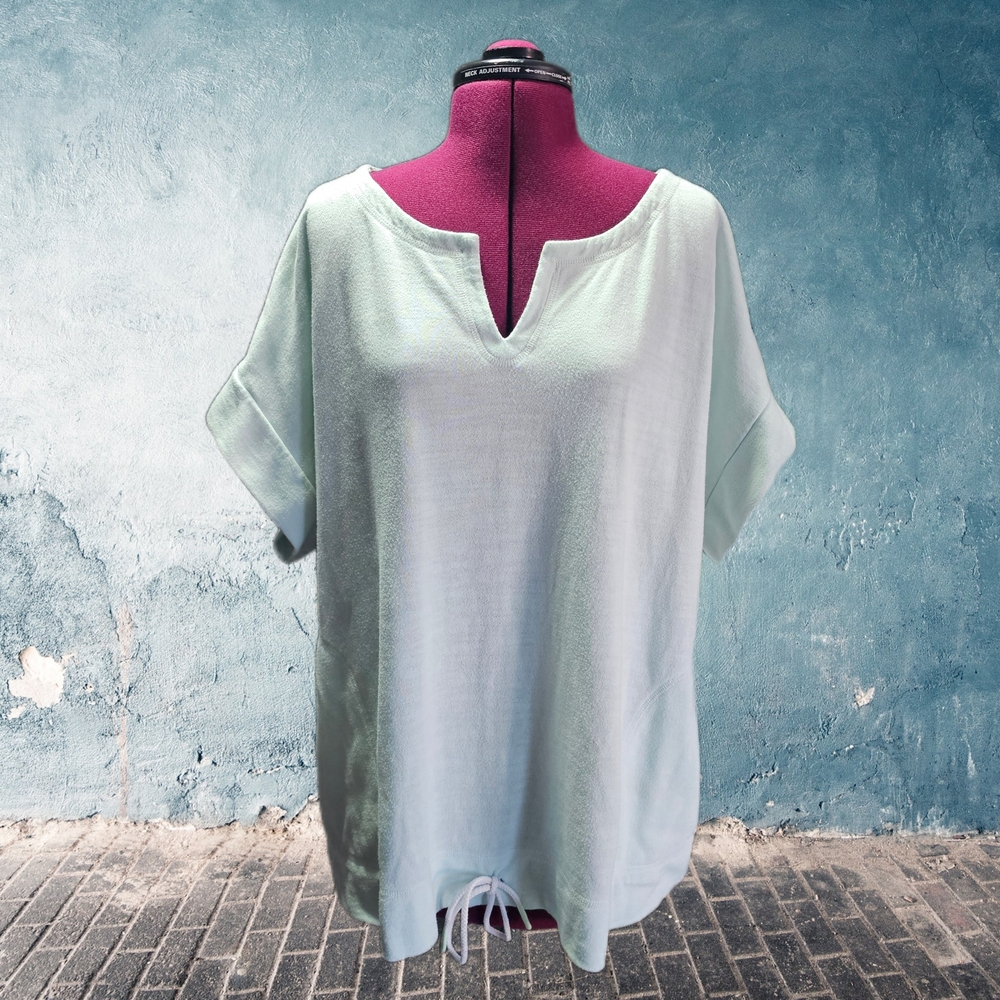 Talbots Mint Green Women's Lightweight Sweatshirt 3X